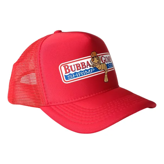 Boné Aba Curva Trucker Fechado Forrest Gump Bubba Gump Filme