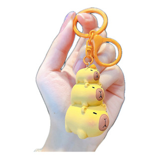 Llavero De Capibara Peluche Juguete Kawaii Llavero Funcional Llavero De Capibara Peluche Juguete Kawaii Llavero Funcional