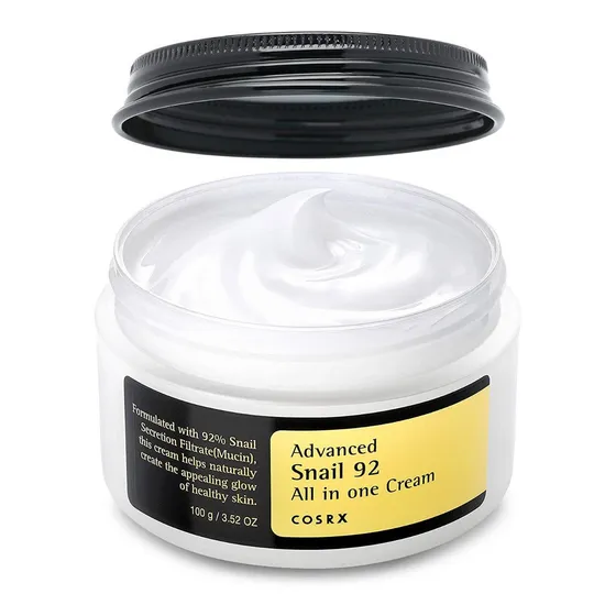 Crema corena Advanced Snail 92 All in One Cream Cosrx día/noche para piel sensible de 100mL/100g
