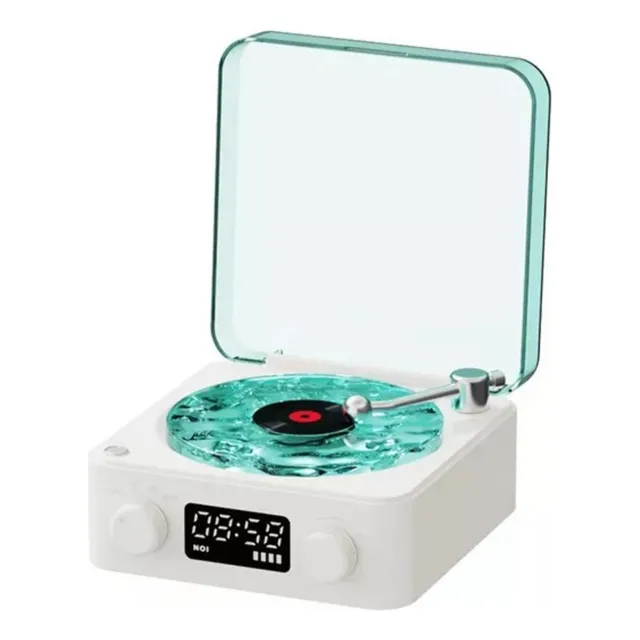 Reproductor Bluetooth Tipo Vinilo Tornamesa Toca Discos