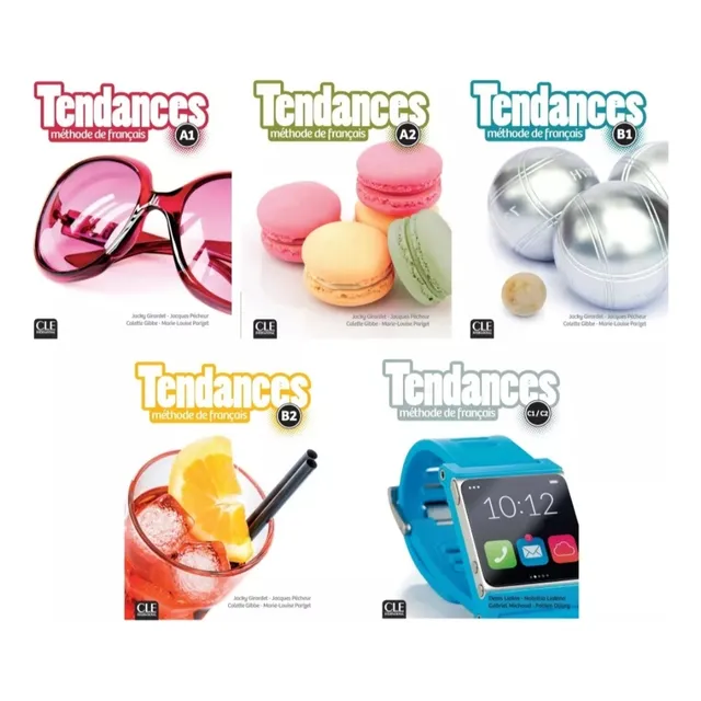 Libro Tendances A1 A2 B1 B2 C1-c2 Nuevo + Cahier + Cd