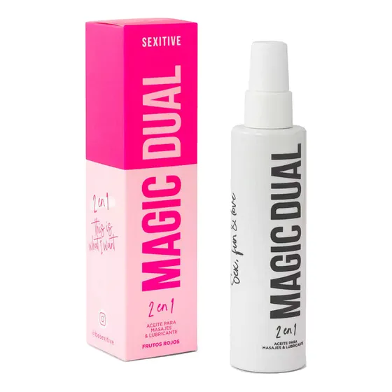 Sexitive Masajes Y Lubricante Intimo Oil Magic Dual 130ml