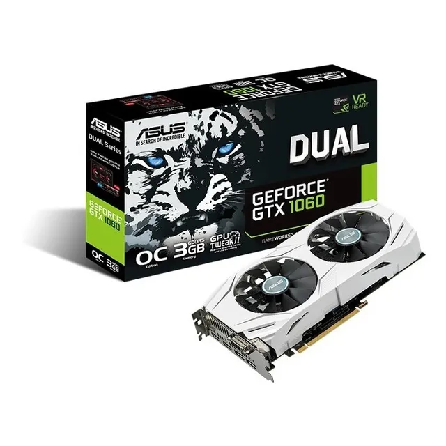 Gtx 1060 Tarjeta Gráfica Asus Blanca