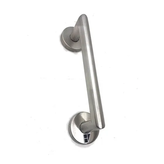 Manijon Puerta Barral Bronzen 20 Cm Acero Inoxidable Portón Color Gris