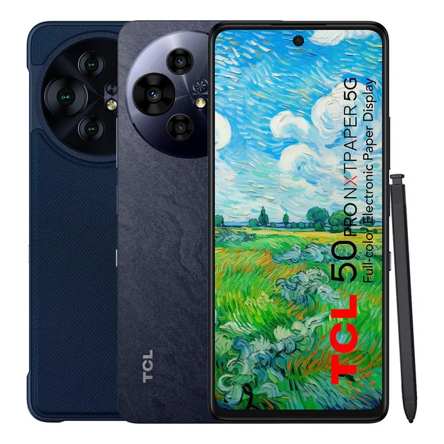 Smartphone Tcl 50 Pro Nxtpaper 5g T803e 512+8 Gb Moon Gray Funda+lápiz