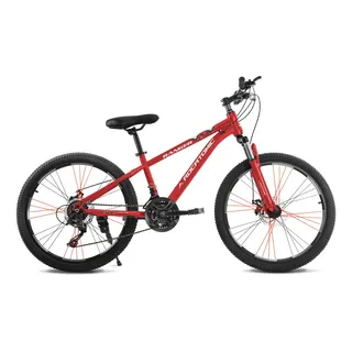 Bicicleta Rocatomic Ranger R24 21vel Montaña Juvenil Sport Color Rojo Tamaño Del Cuadro 13p