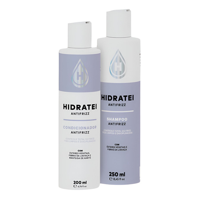 Kit Cuidados Diário  Antifrizz Hidratei -  Shampoo + Condici
