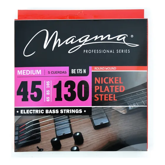 Encordado Magma Be175n 045 - 130 Para Bajo 5 Cuerdas