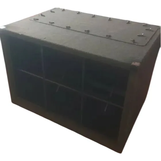 Caja Turbo Sound Doble Para Bajos 18 