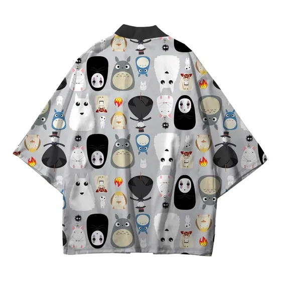 Yukata Seda Ghibli Totoro Chihiro Miyazaki
