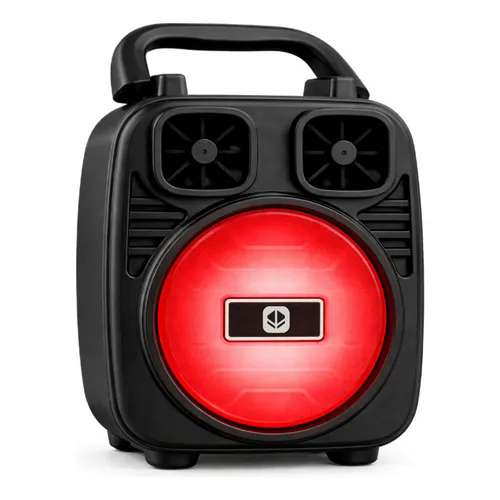 Mini Caixa de Som Bluetooth Altomex AL-1028 8W Azul LED Portátil