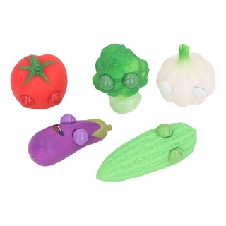 Juguetes De Silicona Para Hacer Estallar Verduras, 5 Unidade Juguetes De Silicona Para Hacer Estallar Verduras, 5 Unidade