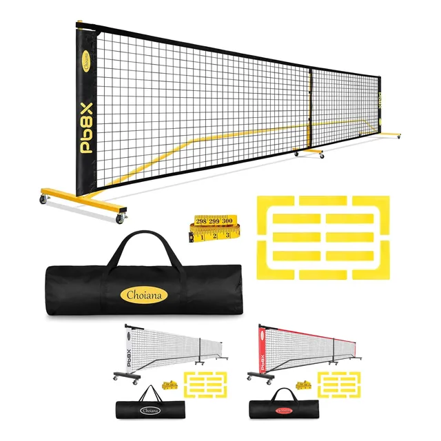 Malla De Pickleball Portatil Con Ruedas Red