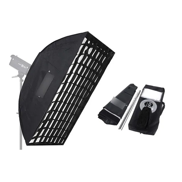 Softbox Godox De 60x90cm (montura Bowens) + Grilla- Tienda