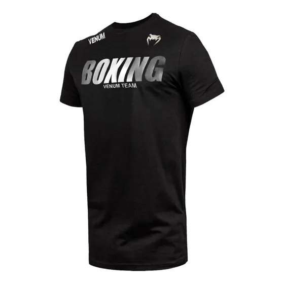 Remera Gris Plata Ufc Venum Boxing Estampa Vinilo