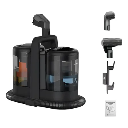Aspiradora Lava Tapiz Alfombras Hogar Multiuso 600w Negro Negro