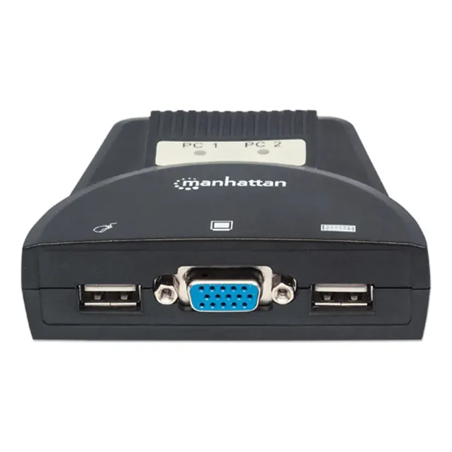 Kvm 2 Pc Usb C/cables + Audio