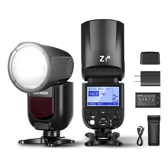 Flash Cabeza Redonda Neewer Para Canon