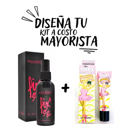 Fijador Facial Control Grasa Aloe Vera Stay Fix Miss Rose