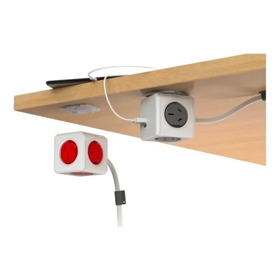 Prolongador Eléctrico 4 Tomas 220v Y 2 Usb Power Cube 1,5mt