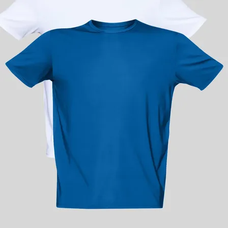 Kit 2 Camisetas Básicas Manga Curta Masculina Mash Br00/az03 Lisa Gg
