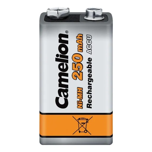Pila Bateria 9v 250mah Ni-mh Recargable Camelion