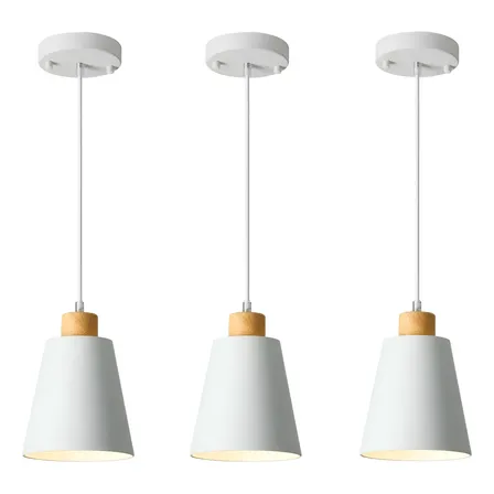 Lustre Pendente Led Branco 3 Modelos Bivolt Moderno Sala