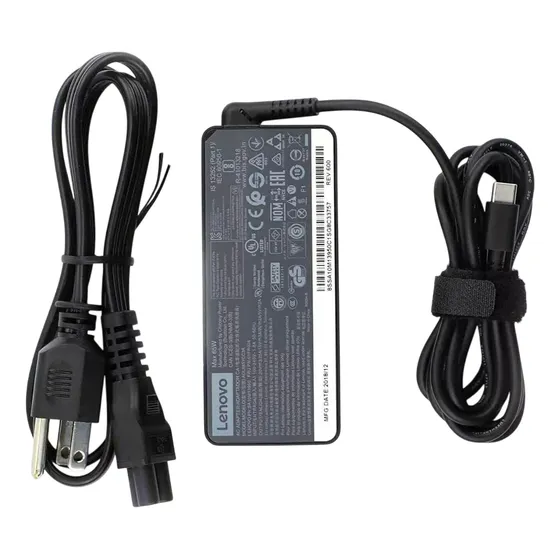 Cargador Lenovo 65w Tipo C Original Adlx65nlc3a Negro
