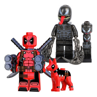 2 Unidades De Brinquedos Mini Block, Presentes De Deadpool E 2 Unidades De Brinquedos Mini Block, Presentes De Deadpool E