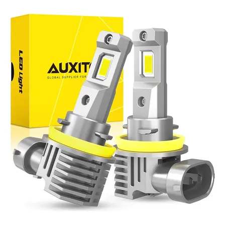 Auxito Kit Super Led H11 H9 H8 9005 Hb3 9006 Hb4 Lâmpada Led Branca Par Carro Farol
