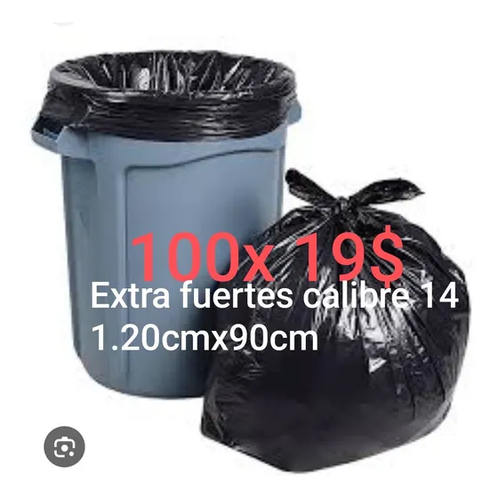 Bolsas Negras Para Basura Calibre14 40 Kg 200l