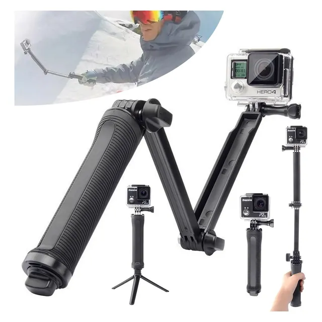 Baston Selfie Stick Monopod Tripie Gopro Pole 3-way