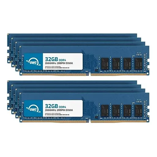 Owc 256gb (8x32gb) Ddr4 2666mhz Pc4-21300 Cl19 2rx8 Udimm