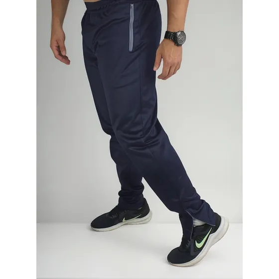 Calça Masculina Moletom Helanca Felpada Quente Com Ziper Top