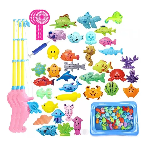 Pesca Milagrosa Piscina Juego 52 Piezas Regalo Niños