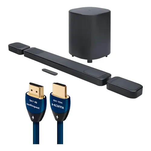 Barra de Som JBL Bar 1000 MK2 Bluetooth 7.1.4 Canais Dolby Atmos