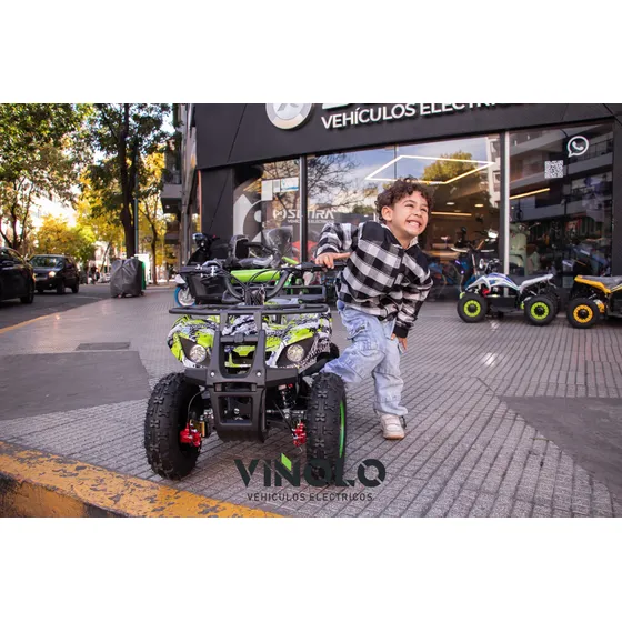 Cuatri Electrico Sunra Parrillero Atv 800w + Casco / E