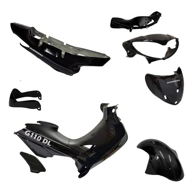 Kit Plasticos Carenado Guerrero Dl 110 Tunning 18 Piezas