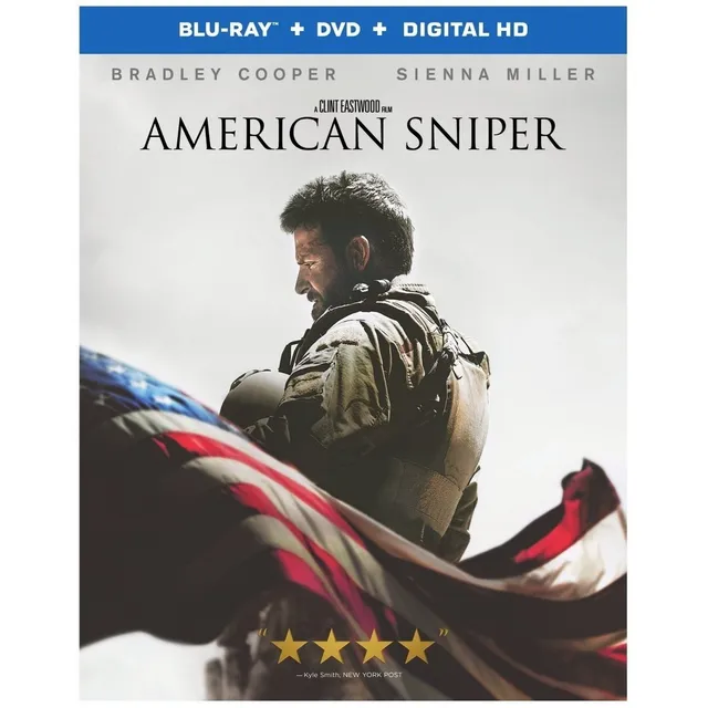 Blu Ray American Sniper Eastwood B Cooper Dvd