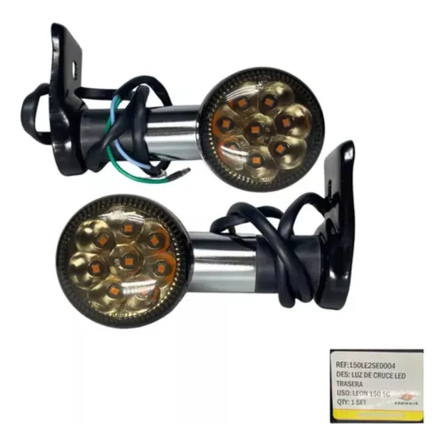 Luces De Cruce Traseras Bera Leon 5g Par
