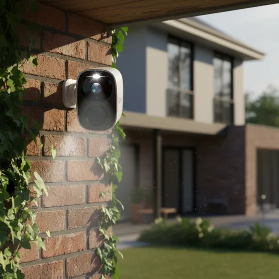 Cámara De Vigilancia Seguridad Exterior Inalámbrica,blanco Blanco