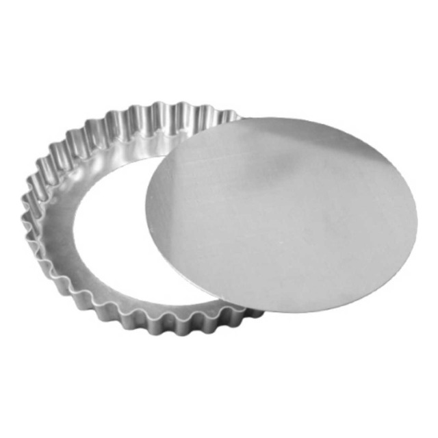 Forma Torta Crespa Fundo Falso RemovĂvel 28cm 1 Peça Forma Torta Crespa Fundo Falso RemovĂvel 28cm 1 Peça