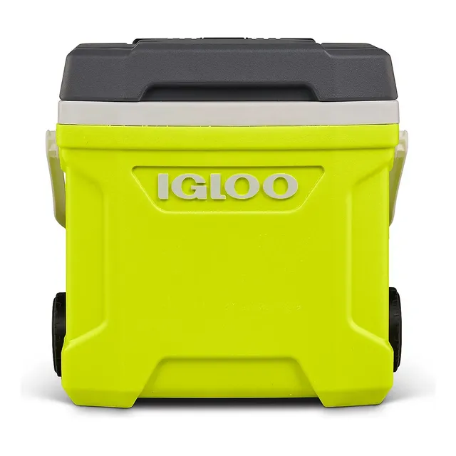 Hielera Igloo Latitud 16 Qt Con Ruedas Color Verde Lima