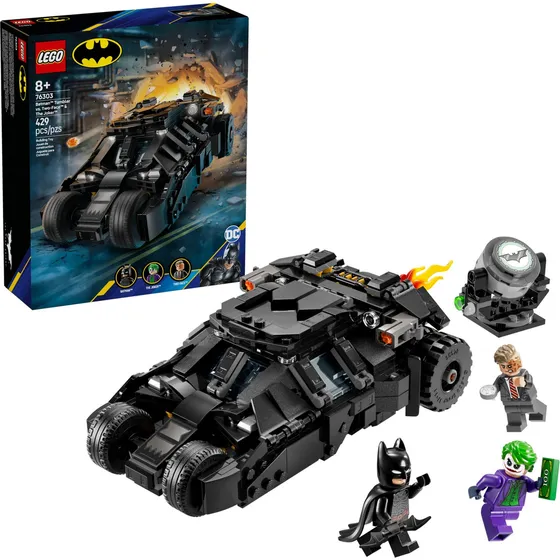 Brinquedo Batman Vs Duas-caras E Coringa 76303 +8 Anos Lego