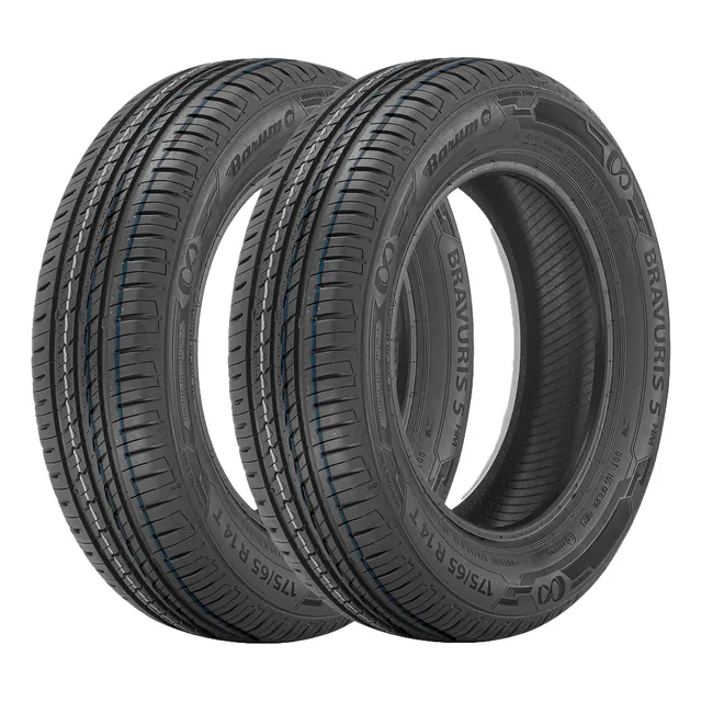 Jogo 2 Pneus Barum By Continental 175/65r15 84t Bravuris 5hm