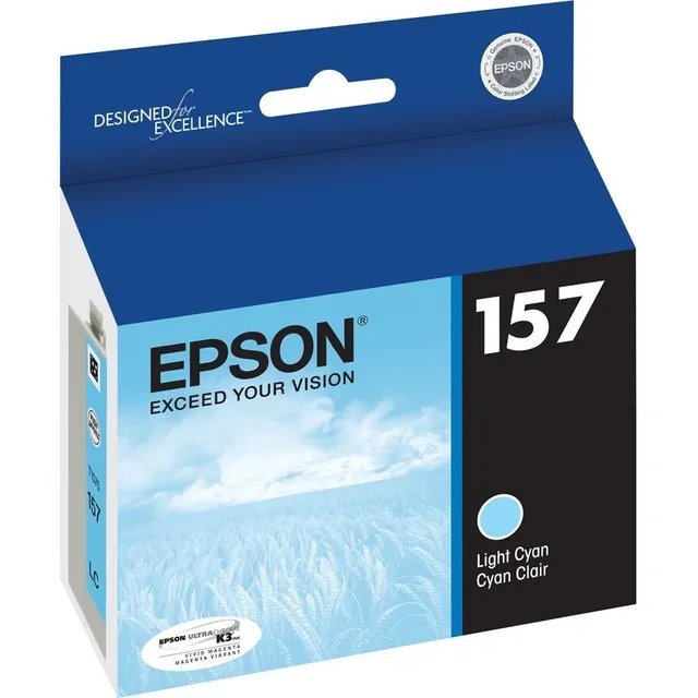 Tinta Epson 157 T157520 Color Cyan Light