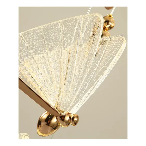 Lampara Araña Forma Sala Estar Escalera Larga Dormitorio Led