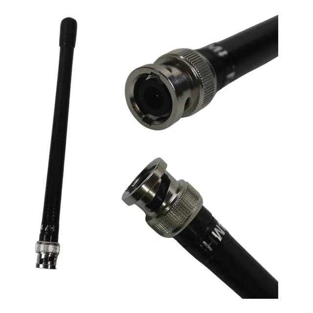 Antena Icom Vhf Bnc Para Rádio Ht Ic-v80 Ic-v86 Ic-v8 Ic-82