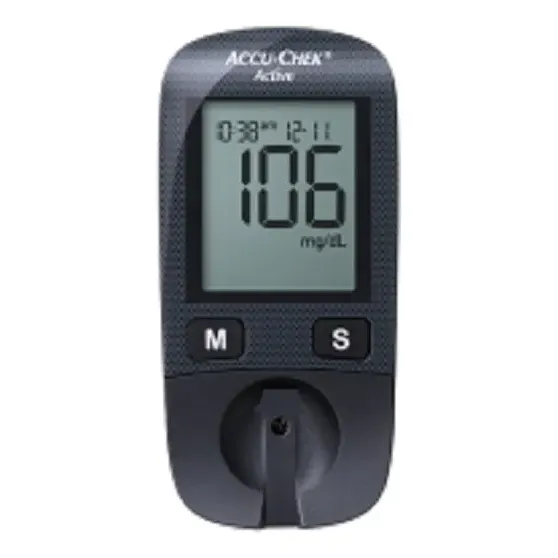 Glucómetro Accu-Chek Active negro | Cuotas sin interés