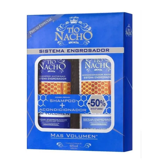 Pack Tio Nacho Engrosador Sh+aco 415ml
